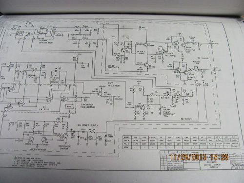 CONRAC MANUAL 5700 Series: Color Video Monitors - Prelim Install, O&amp;M 19244 COPY