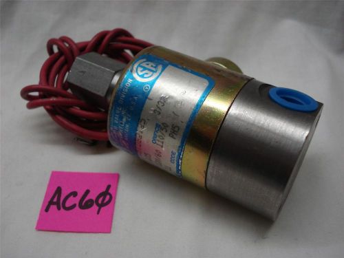 Honeywell Skinner Solenoid Valve,  Orifice: 3/32&#034;,  120 Volt,  V51DB2125,  NEW