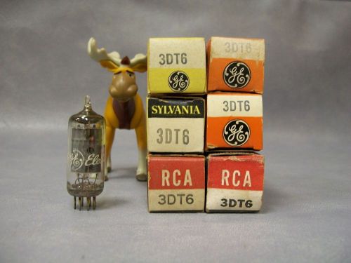 3DT6 Vacuum Tubes  Lot of 6  GE / RCA / Sylvania