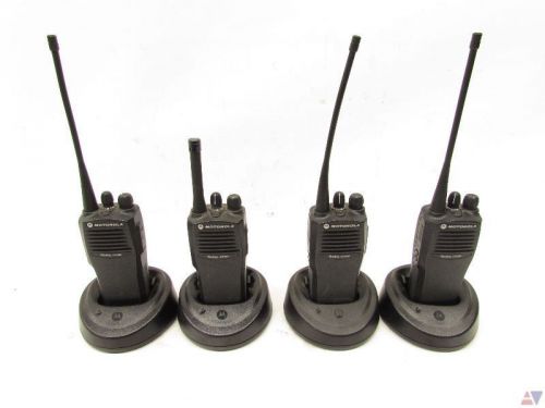 Motorola radius cp200 (4) 16ch walkie talkie two-way radios for sale