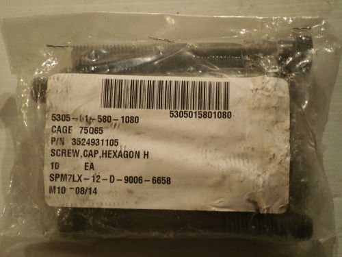 Qty = 10 Bolts: Part No. 3524931105 Cap Screw Hexagon Head