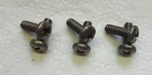 50 each 1/4-20 x 3/4&#034; STAINLESS STEEL ROUND PHILLIPS HEAD MACHINE SCREWS NEW!