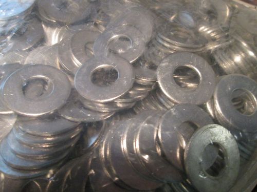 1/2&#034; 18-8 stainless steel flatwashers lot of 25 for sale