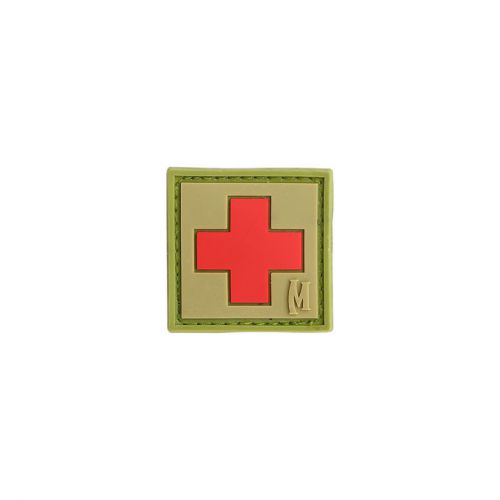 Maxpedition RUBBER PVC VELCRO . MEDIC PATCH .  / 1&#034;  x  1&#034;  .  ARID