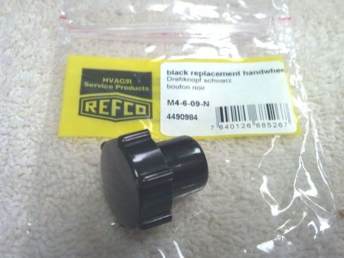 REFCO, 3 &amp; 4-WAY refco manifolds, Replacement Knob, BLACK, M4-6-09-N