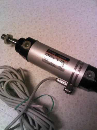 SMC Cylinder CDMBN 30-50-B73L CY MAX PRESS 145 PSI - W/D-B73 SENSOR NEW No Box