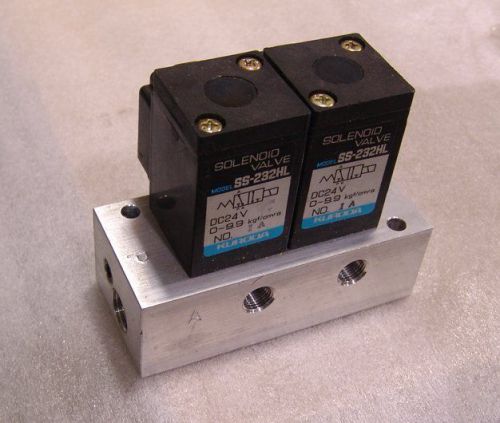 Pneumatic solenoid valves and manifold Kuroda SS-232HL