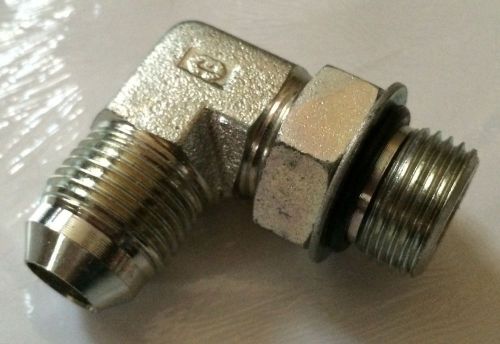 Hydraulic Adapter Fitting 8 JIC x ORB 90