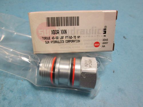 Xboa-xxn sun hydraulics cartridge plug * new in package* xb0a-xxn for sale