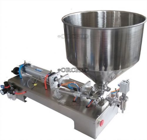Filling pneumatic horizontal machine cosmetic paste 300-2500ml full for sale