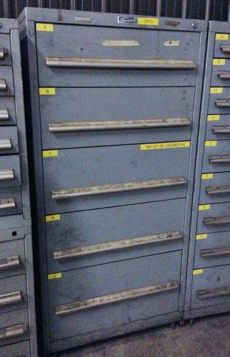 Five Drawer Used Nu-Era Storage Cabinet