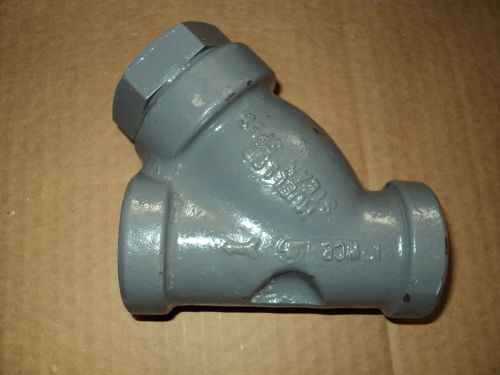 MUELLER STEAM SPECIALTY 1 581 CS Screwed ends Y Type Strainer, Cast Carbon Steel