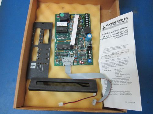 Cerberus Pyrotronics RPI/RAN/LPI/LAN Alphanumeric/Printer Interface for INS-2