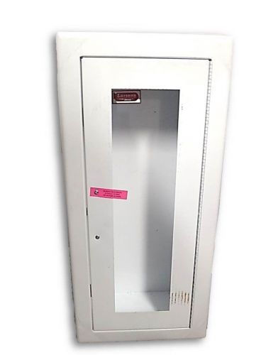 COMMERCIAL LARSEN&#039;S 2409-5R FIRE EXTINGUISHER CABINET W/ACRYLIC PANEL DOOR