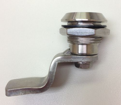 2000 Quarter Turn Locks - STAINLESS STEEL. 18.5 mm Shaft. Slot Driver