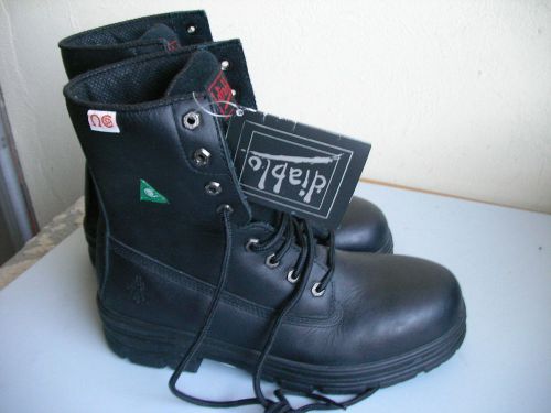 DIABLO MENS WORK BOOTS , STEEL TOE, SZ 11