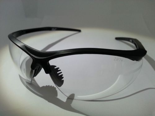 3 PAIRS OF ANSI Z87 + 2003 HIGH IMPACT APPROVED SAFETY GLASSES T8900 CLEAR LENS