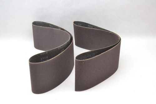 LOT 2 NEW ARC ABRASIVES 70766SS 80 GRIT SANDING BELT 4IN X 36IN D416201