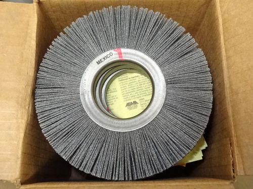 New osborn 20665, 6&#034; x 1/2&#034; x 2&#034; i.d. atb narrow face abrasive brush wheel 80-sc for sale