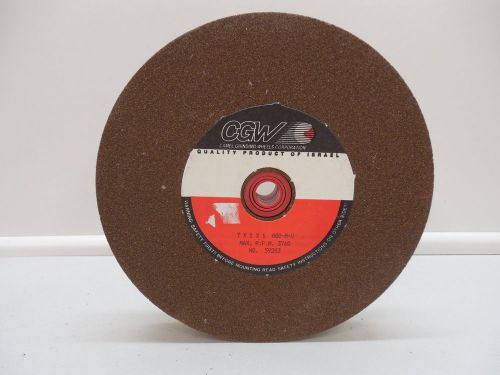 CGW CAMEL GRINDING WHEEL 7&#034; x 1&#034; x 1&#034; A80-M-V A/O #59203 RPM-3760