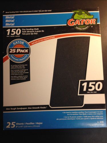 GATOR FINE SANDING CLOTH METAL 150 GRIT