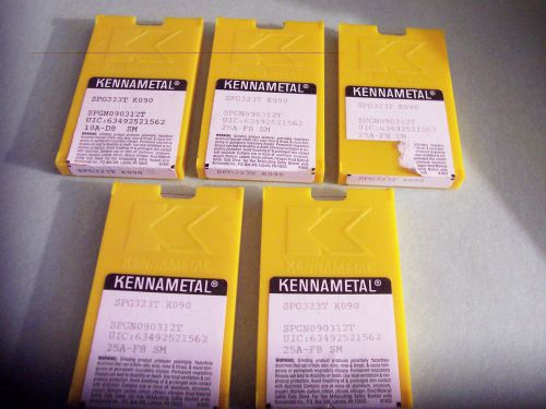 New 50 Pcs - SPG323T  Grade K090 Ceramic Inserts Kennametal