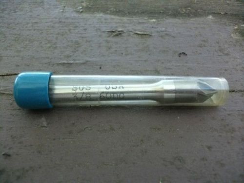 Sgs carbide countersink drill 3/8 60dg degree usa new for sale