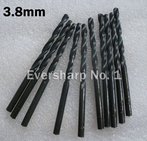 Lot New 10 pcs Straight Shank HSS Twist drills Bits 3.8mm Rolled Drill tools