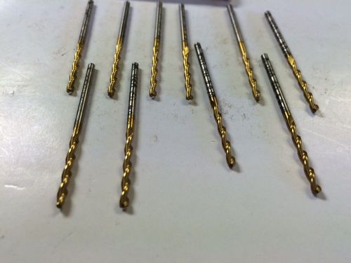 Cleveland 16001  2165TN  5/64&#034; Screw Machine Length Parabolic Drills Lot Of 10