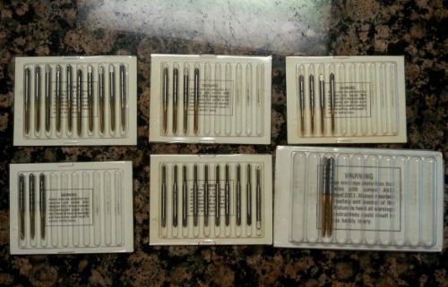 Mixed lot of 33 Vertanium GH-3 &amp; GH-2 EDP 1114 2-Flute Spiral PT Plug;  NIB (33)