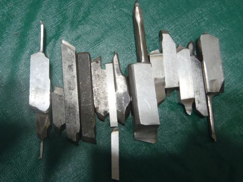 tool bits HSS assorted lot square 14 pcs