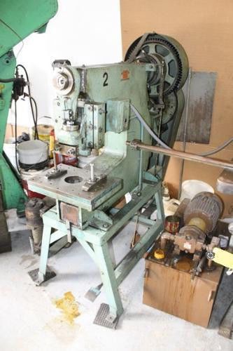 Roper Whitney Jensen Pexto 18&#034; deep throat 20 Ton  power punch press machine