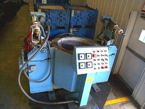 4 cu. ft. automated finishing afi-2h36 vibratory finisher, 2-spdl for sale