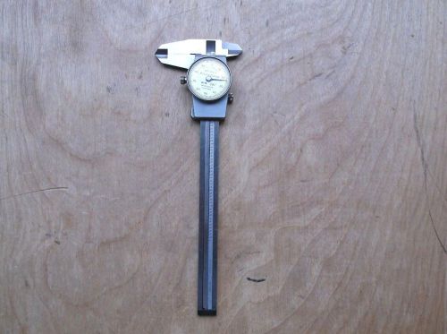 BROWN &amp; SHARPE DIAL CALIPER. 599-579-3. SWISS MADE 0-6&#034;