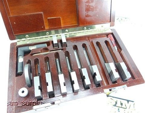 PRATT &amp; WHITNEY INTERNAL THREAD COMPARATOR FINGER SET W/ STARRETT LEVEL NO. 136