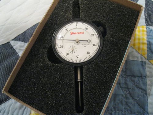 STARRETT 25-441J DIAL INDICATOR 1&#034; TRAVEL