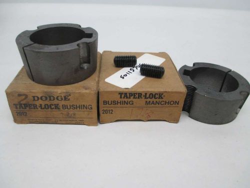 LOT 2 NEW DODGE 2012 1-7/8 TAPER-LOCK 1-7/8IN BORE BUSHING D344635