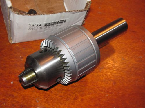 BRAND NEW 3/4&#034; SUPER HD BALL BEARING KEYED DRILL CHUCK , JT4 , W/ THREE ARBORS