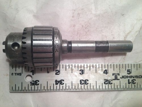 MACHINIST LATHE TOOL JACOBS BALL BEARING SUPER CHUCK #8-1/2&#034; 1/4&#034; CAP