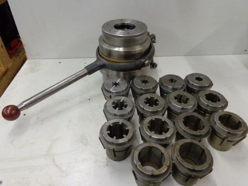 PRATT BURNERD LC20 LEVER OPERATED LATHE COLLET CHUCK D1-6 MOUNT ED COLLETS