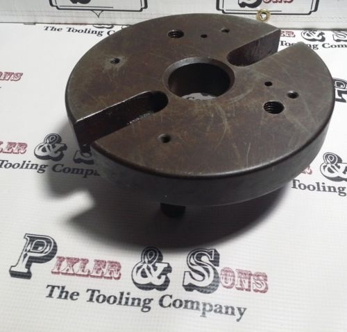 HEAVY DUTY 8-1/2&#034; LATHE DOG MOUNTING PLATE W/ D1-6 MOUNT