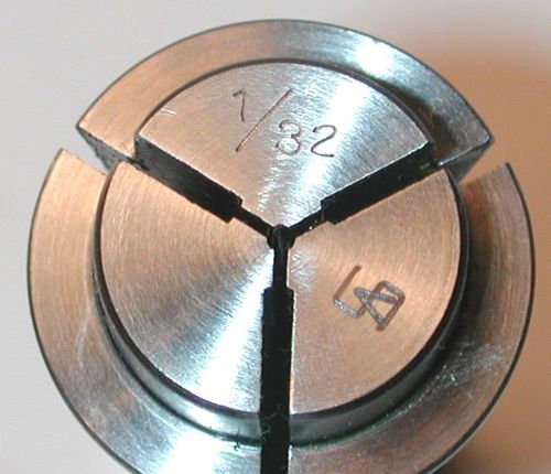 NOS SCHAUBLIN Swiss made F15 1/32&#034; COLLET