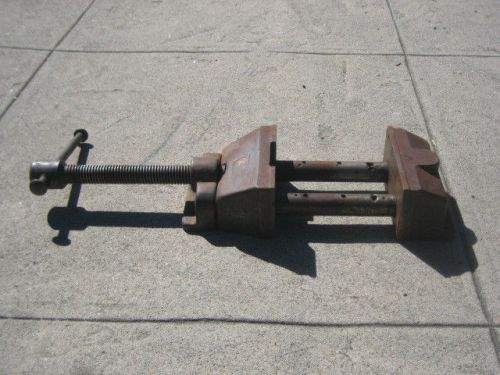 (really rare) super heavy duty large sheldon machine co.drill press vise no d-6