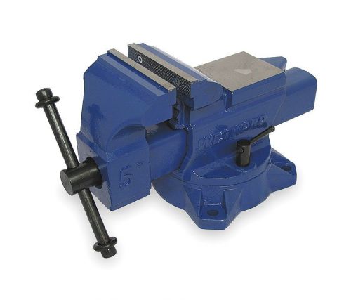 5&#034; Mechanics Bench Vise - Swivel Base, 5-1/4&#034; Opening, 1/2&#034;-2-1/2&#034; Pipe Capacity