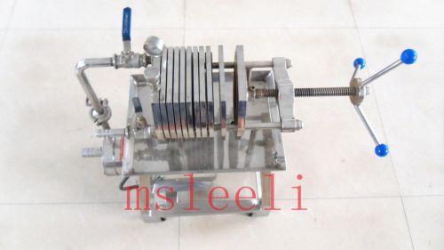 Stainless Steel Filter Press Filter Slag Machine Laboratory Filtration Equipment