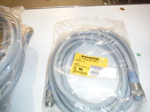 LOT OF 3: TURCK POWERMATIC CABLE, TRUNK LINE, D-NET, 6M - RSM RKM 579-3M