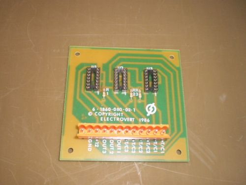 ELECTROVERT 6-1860-080-02-1 6-1860-080-04-1 U2000 PCB &gt;