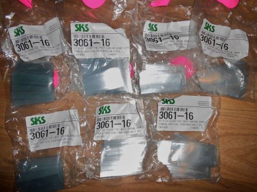 SKS 3061-16 30 x 69 PVC Heat Shrink Band w/ Single Vertical Perforation 2 mil