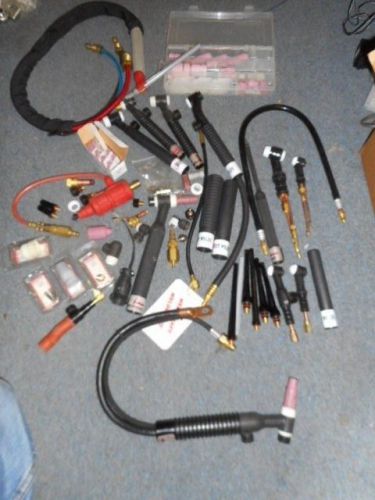 BIG LOT OF WELDCRAFT &amp; BEST WELDS TIG TORCHES &amp; ACCES. SALESMAN SAMPLES