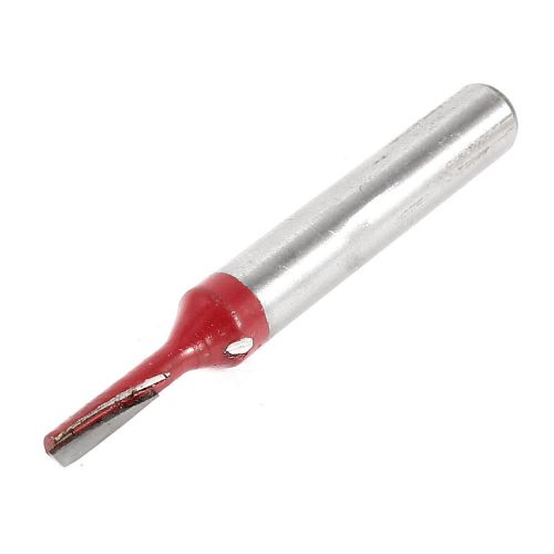 Woodworking tool 25mm long blade single flute straight router bit 1/4&#034; x 1/8&#034; for sale